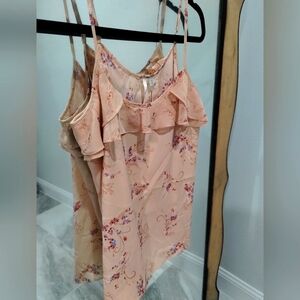 Lauren Conrad ruffled tank top